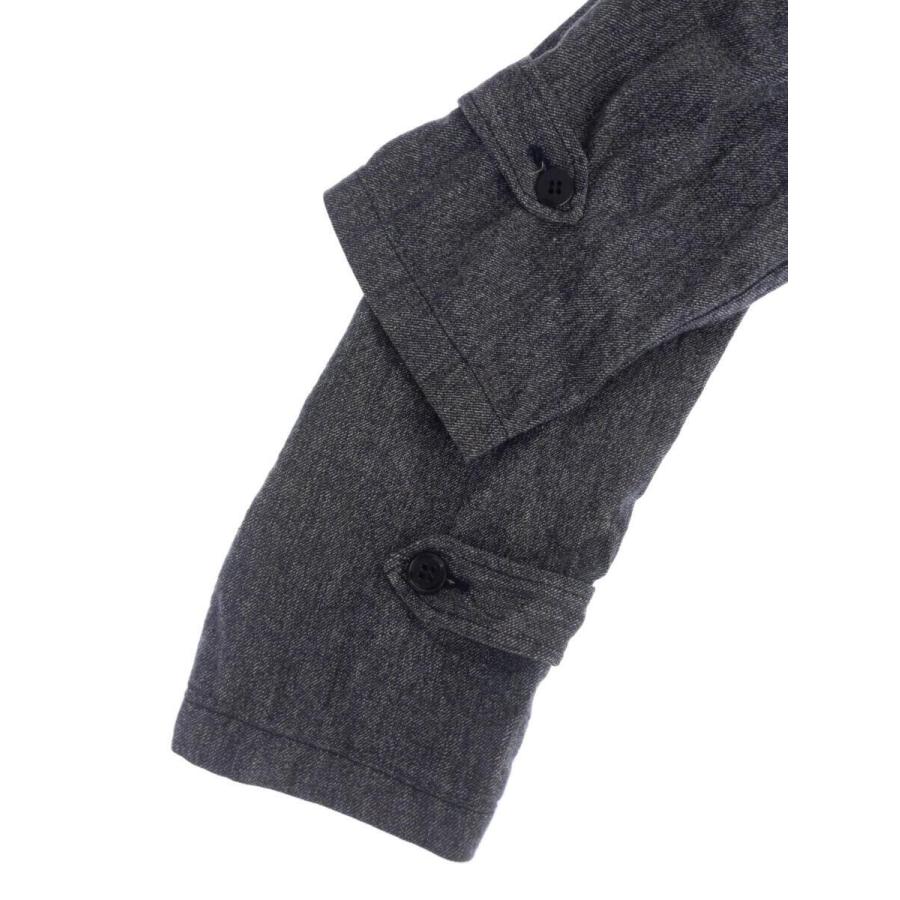 black chambray coat/ブラックシャンブレーアトリエコート/グレー/無地//｜ssol-shopping｜03