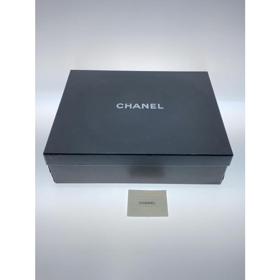 CHANEL◇エンジニアブーツ/36/BLK/レザー/変色有/ソール減り有 CHANEL◇エンジニアブーツ/36/BLK/レザー/変色有/ソール減り有