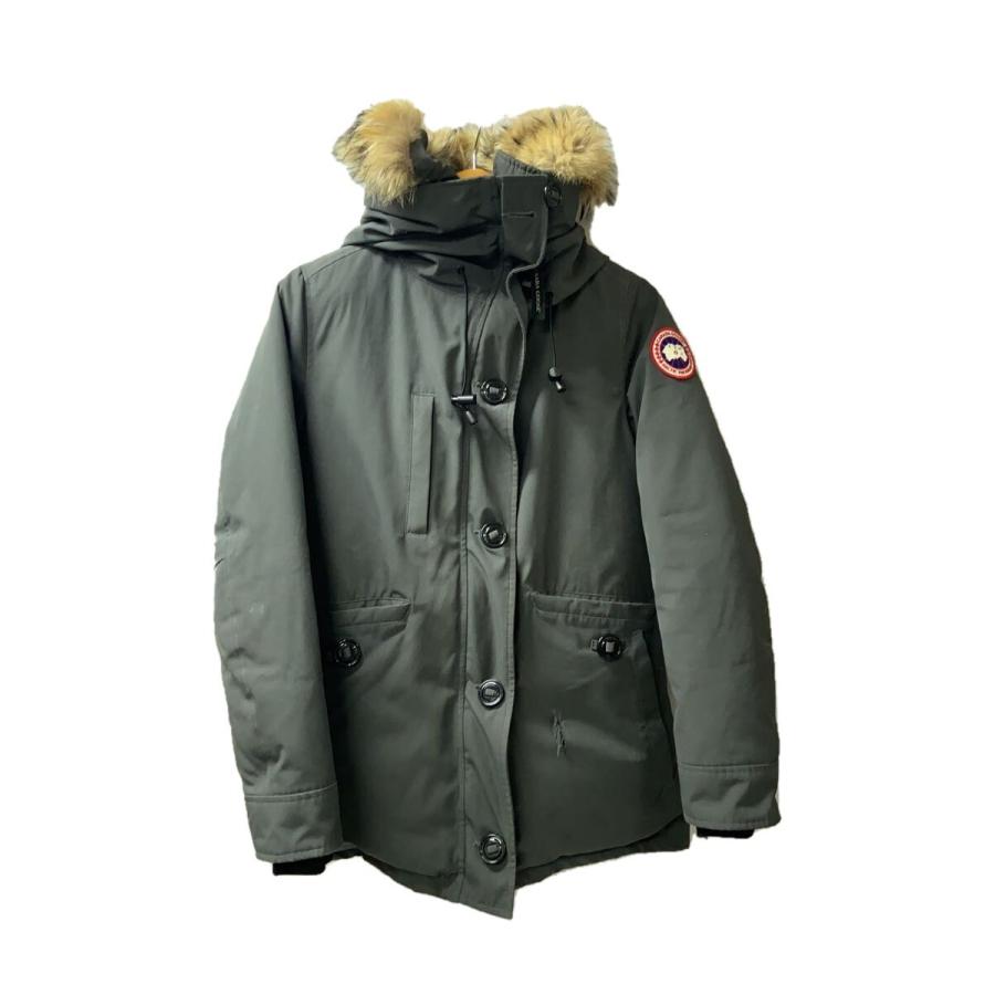 CANADA GOOSE◇CHARLOTTE PARKA/ダウンジャケット/M/ポリエステル/GRY