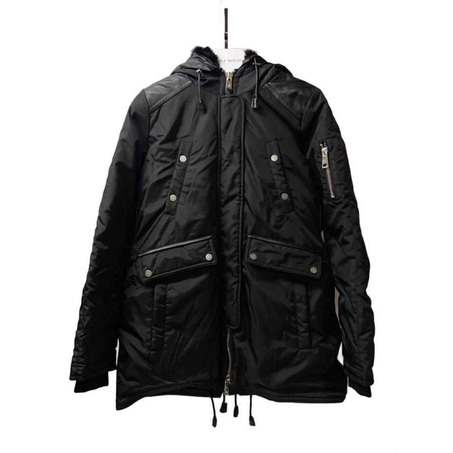NICOLE BENISTI/ダウンジャケット/M/ナイロン/BLK : セカンド