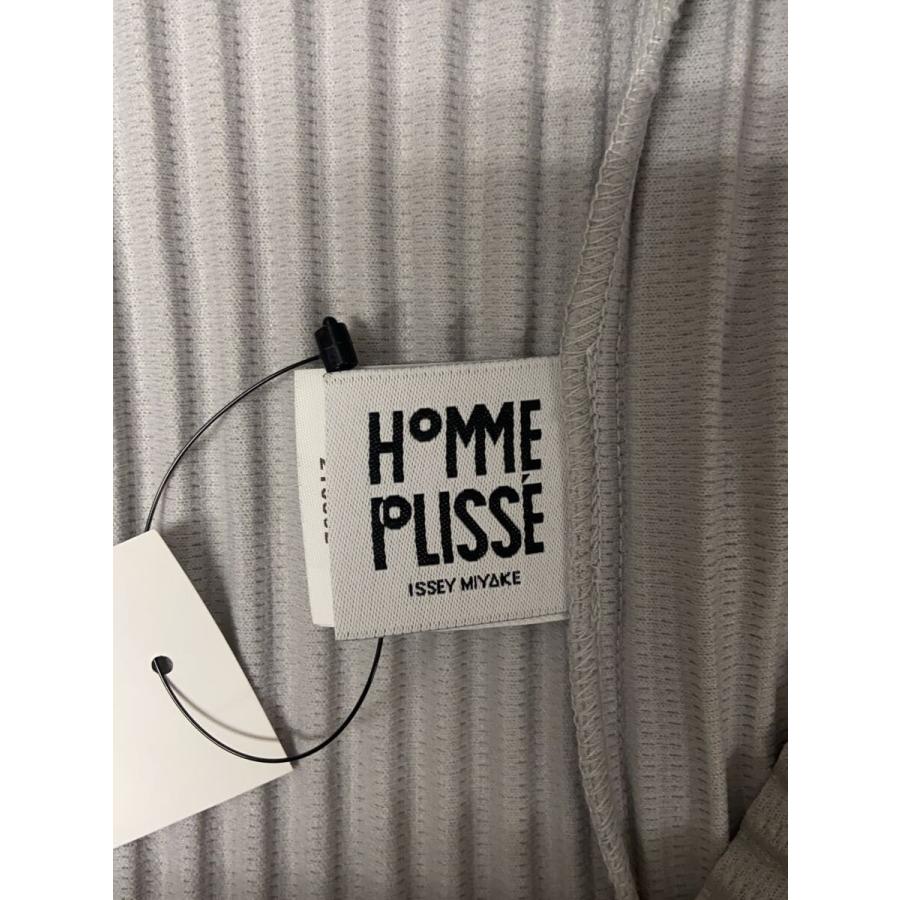 HOMME PLISSE ISSEY MIYAKE◇カットソー/4/ポリエステル/GRY/無地 