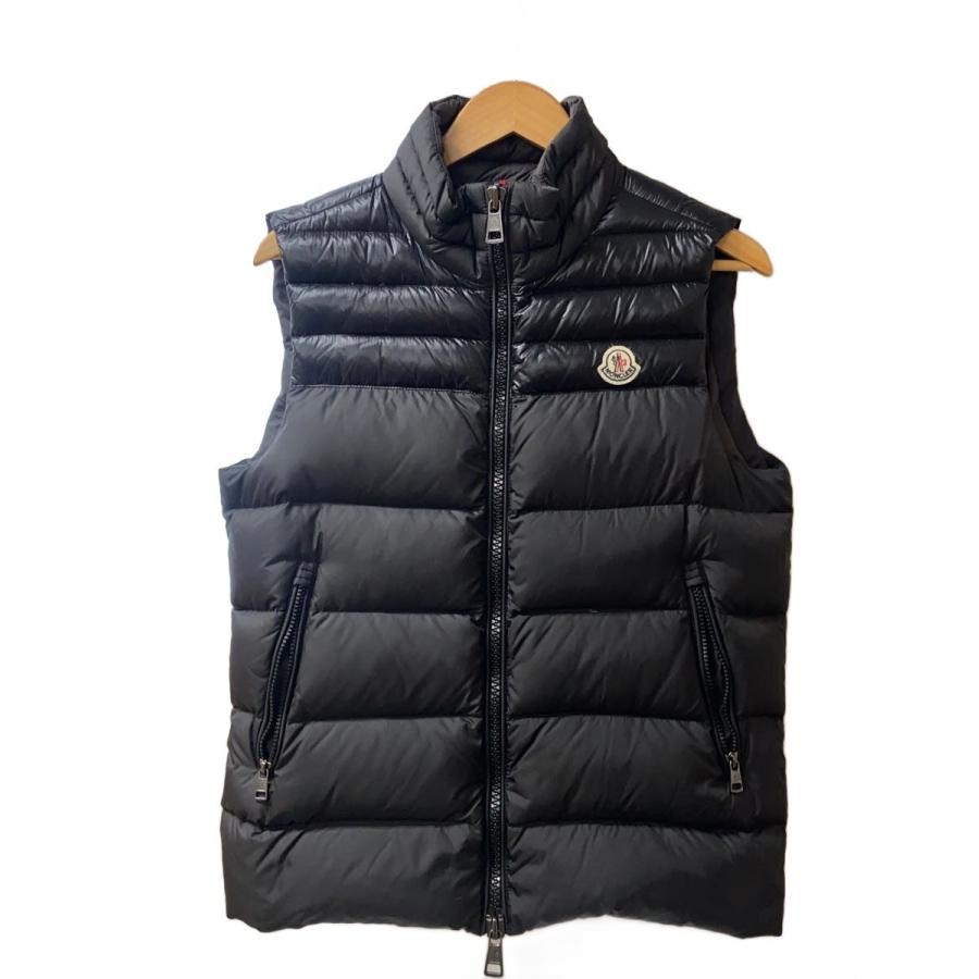 MONCLER◇DUPRES GILET/ダウンベスト/1/ポリエステル/BLK/B20914337085