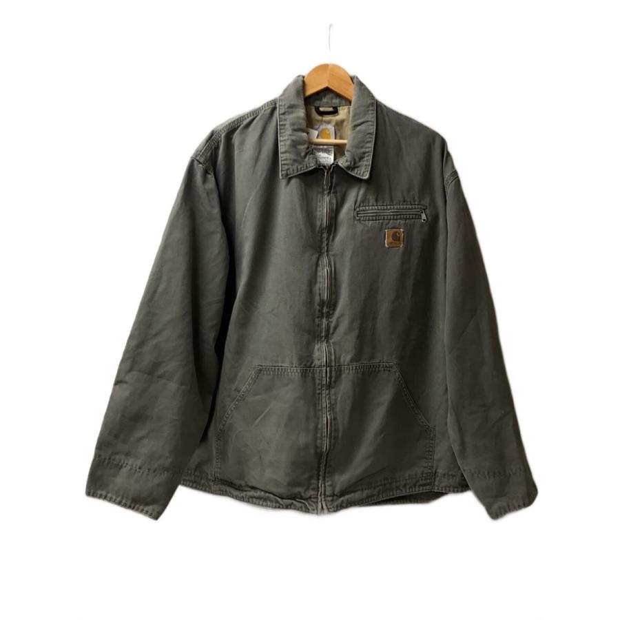 Carhartt◇ジャケット/--/コットン/GRY/無地/J169 : セカンド