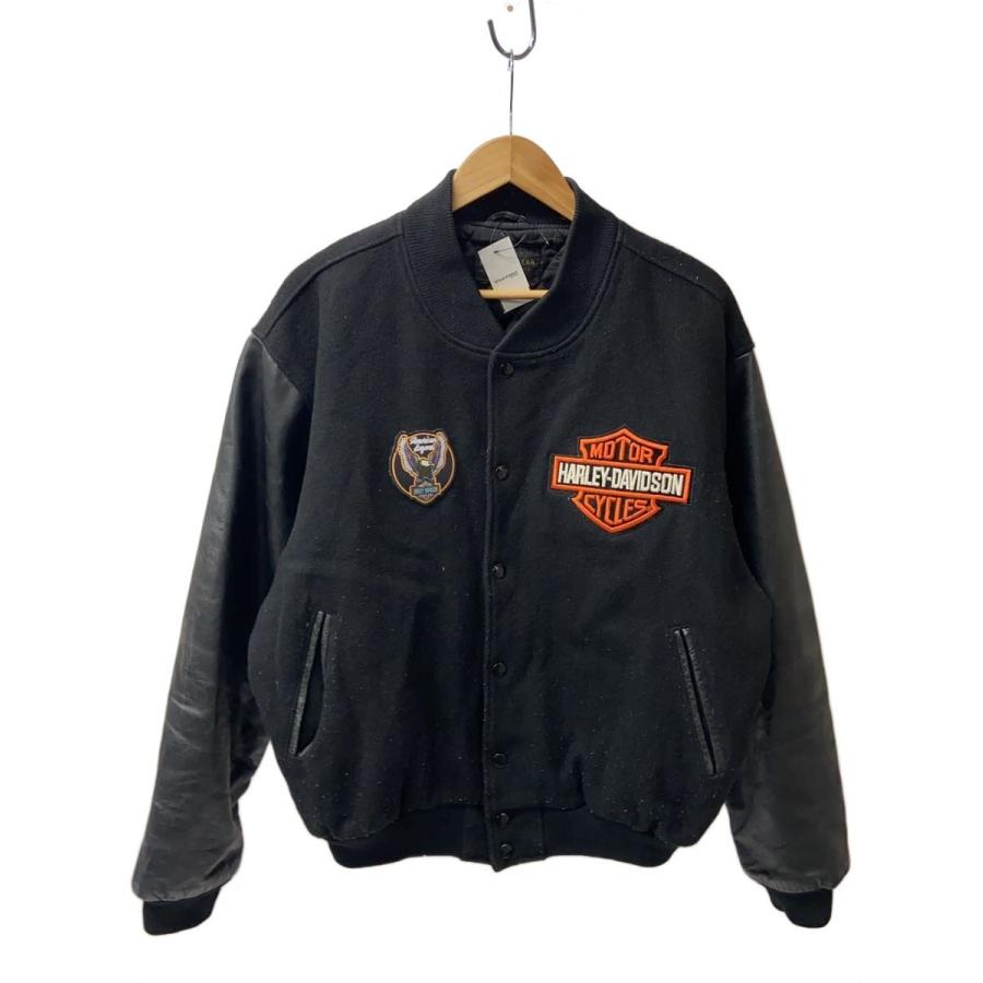 GOLDEN BEAR スタジャン Lサイズ ブラック GOLDEN BEAR◇スタジャン/L/コットン/BLK/無地 : セカンドストリート