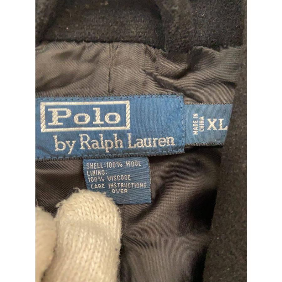 POLO RALPH LAUREN◇ピーコート/XL/ウール/BLK : セカンドストリート