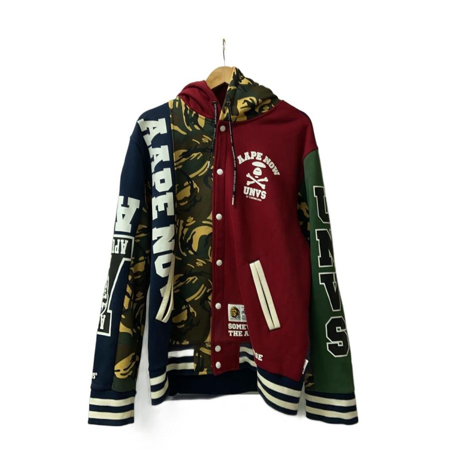 AAPE BY A BATHING APE◇スタジャン/XXL/コットン/マルチカラー