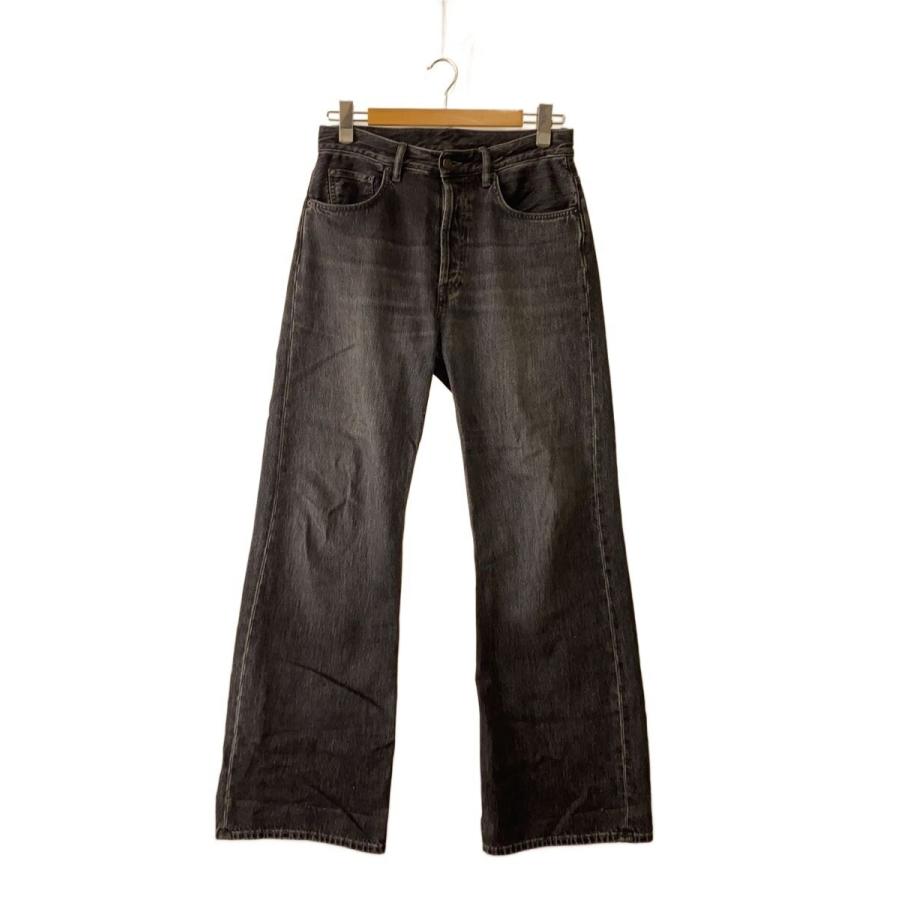 Acne Studios(Acne)◇2021M ルーズブーツカット ボタンフライ ブラック 