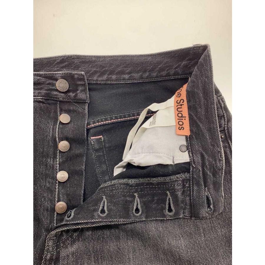 Acne Studios(Acne)◇2021M ルーズブーツカット ボタンフライ ブラック 