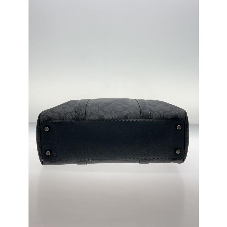 COACH◇ハドソン ダブル ハンドル トート シグネチャー キャンバス/BLK