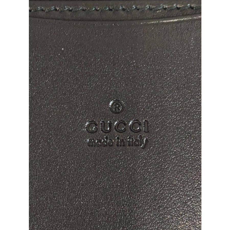 GUCCI◇グッチシマ 名刺入れ カードケース/レザー/BLK/233184