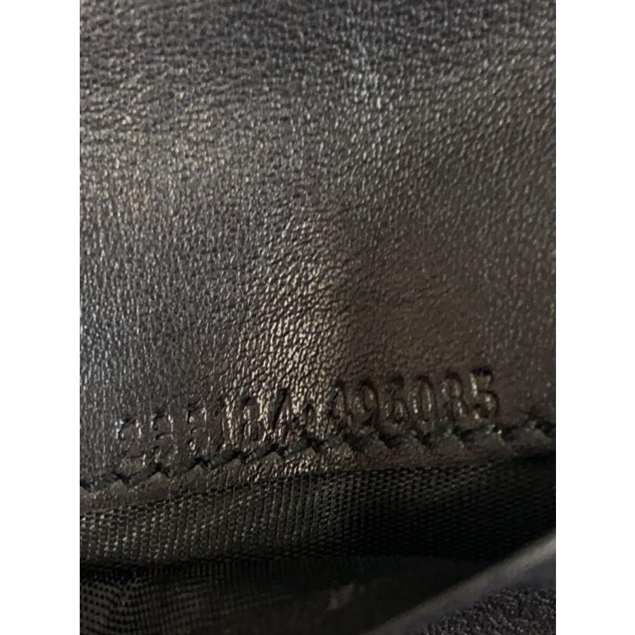 GUCCI◇グッチシマ 名刺入れ カードケース/レザー/BLK/233184