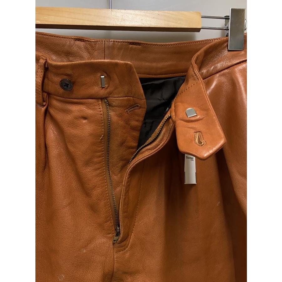 【デッドストック❗️】ビンテージ  レザー トラックパンツ ラムレザー NEAT◇LAMB LEATHER｜TAPERED ラムレザーパンツ/48/CML// : セカンド