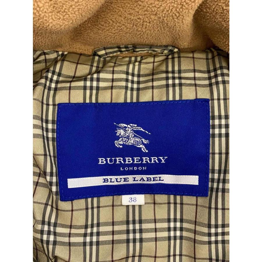 BURBERRY BLUE LABEL◆ダウンコート/ラクーンファー/38/ナイロン/BRW/E1A50-690-40｜ssol-shopping｜03