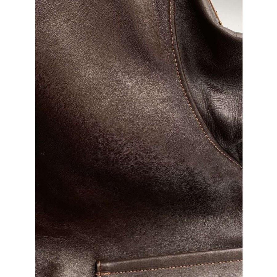 REAL McCoyS◆LEATHER FRIGHT JACKET/ROUGH WEAR/34/TYPE A-2/BRW/30-1415//の画像