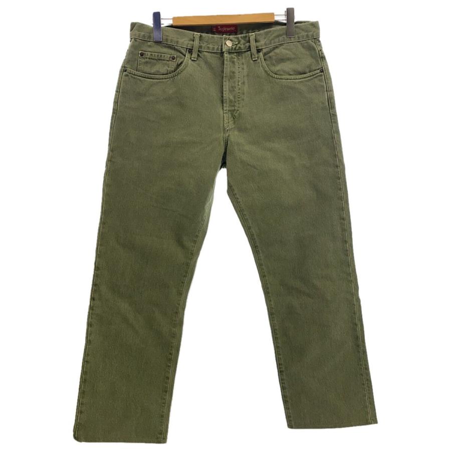 Supreme バギーデニム 34インチ Supreme◇25SS Baggy Jean Olive/バギージーンズ/34/コットン/KHK
