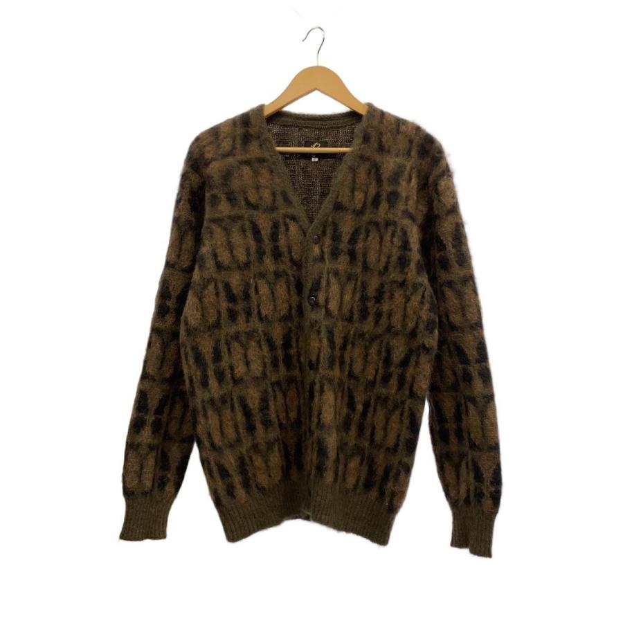 Needles◇カーディガン(厚手)/XS/モヘア/BRW/総柄 : セカンド