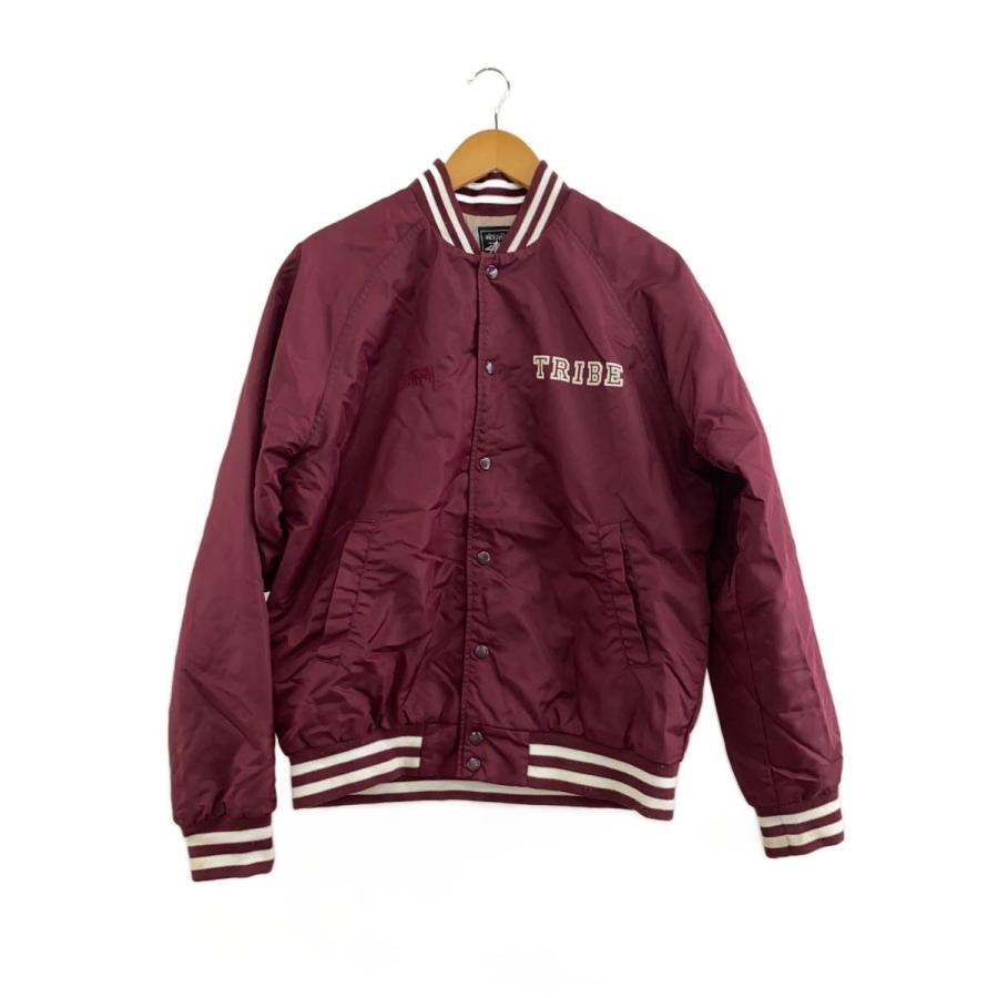STUSSY◇スタジャン/M/ナイロン/BRD// : セカンドストリートYahoo!店