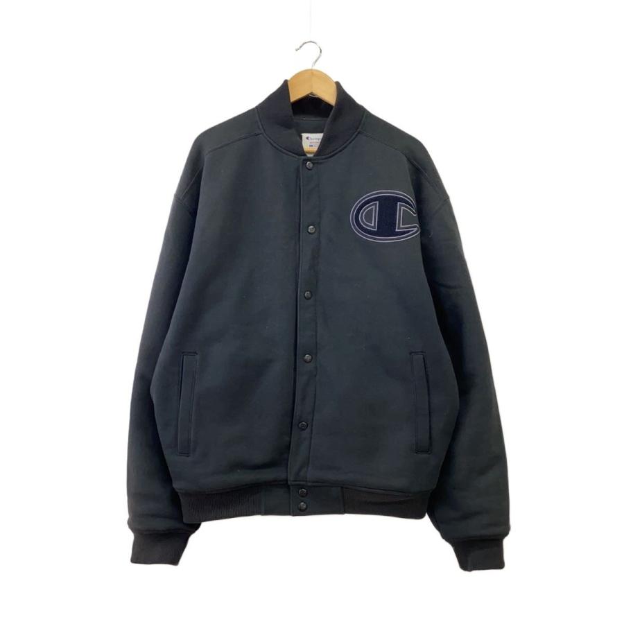Champion◇スタジャン/XL/コットン/BLK/V7058-003// : セカンド