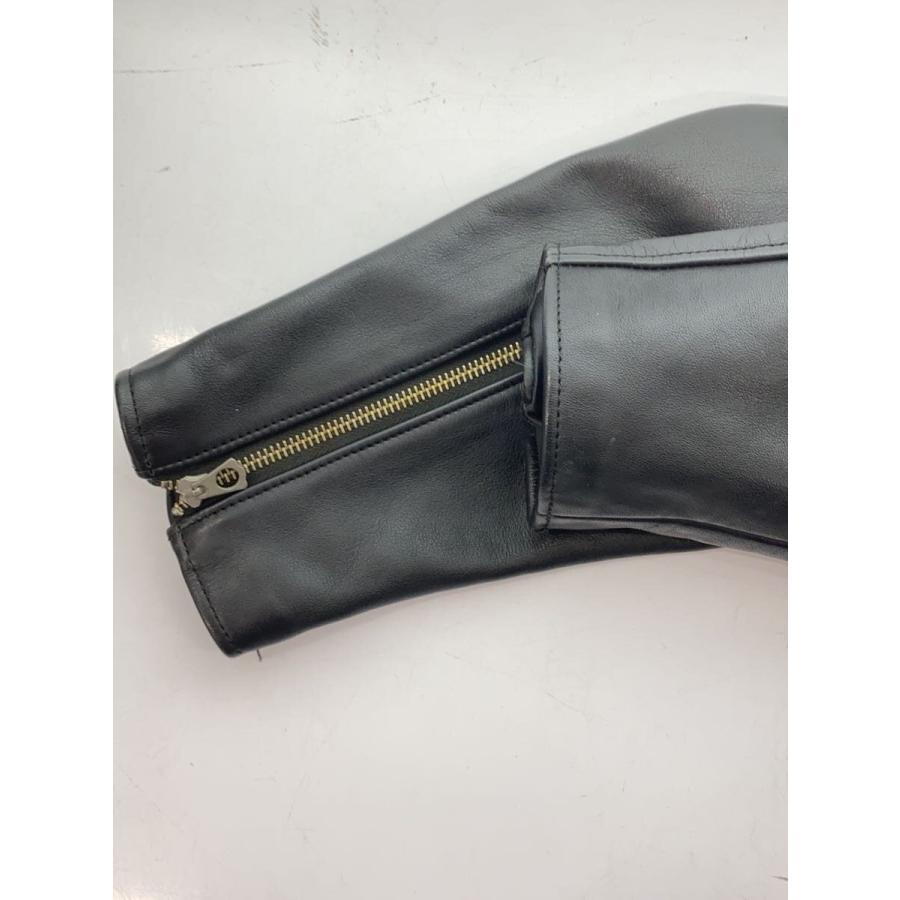 666 Leather Wear◇裏地赤キルティング/スティアハイド/日本製/ダブル