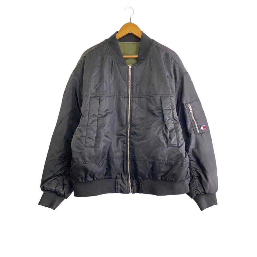 TOMMY HILFIGER◇リバーシブルボンバージャケット/ブルゾン/L/ナイロン 