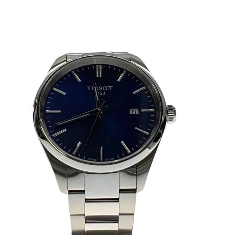 TISSOT◇PR 100 40mm クォーツ腕時計/アナログ/--/NVY/SLV/T150410