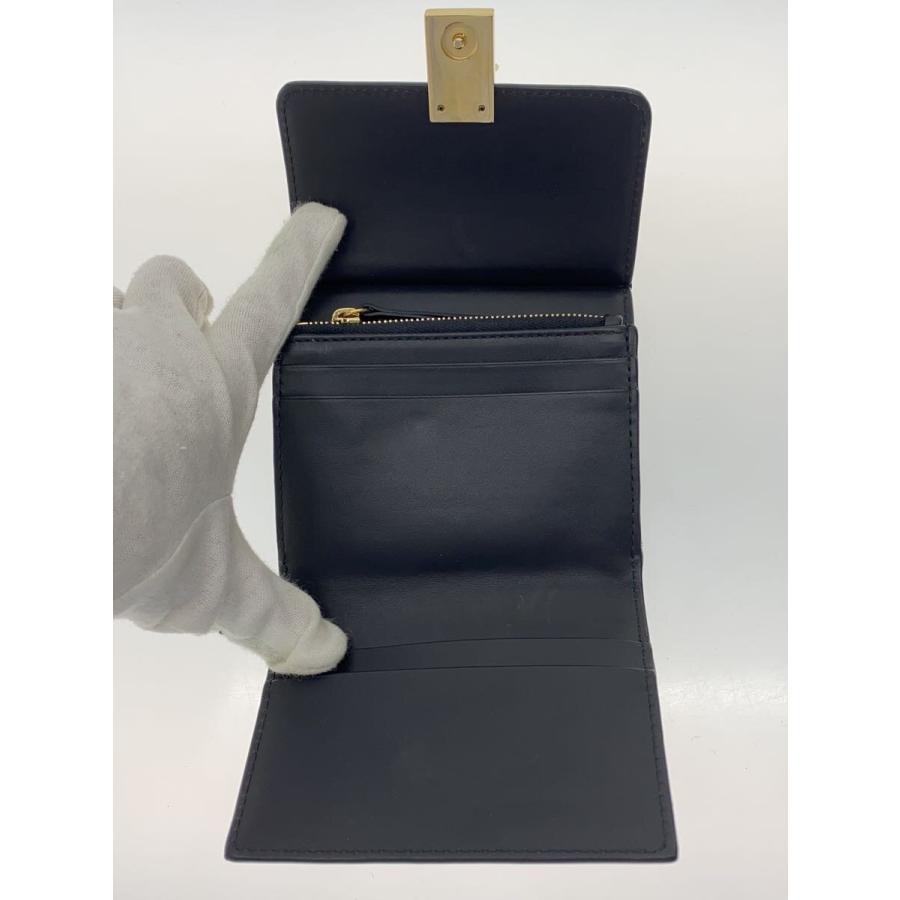 POLENE◇2つ折り財布/レザー/BLK/無地/レディース : セカンド POLENE◇2つ折り財布/レザー/BLK/無地/レディース : セカンド