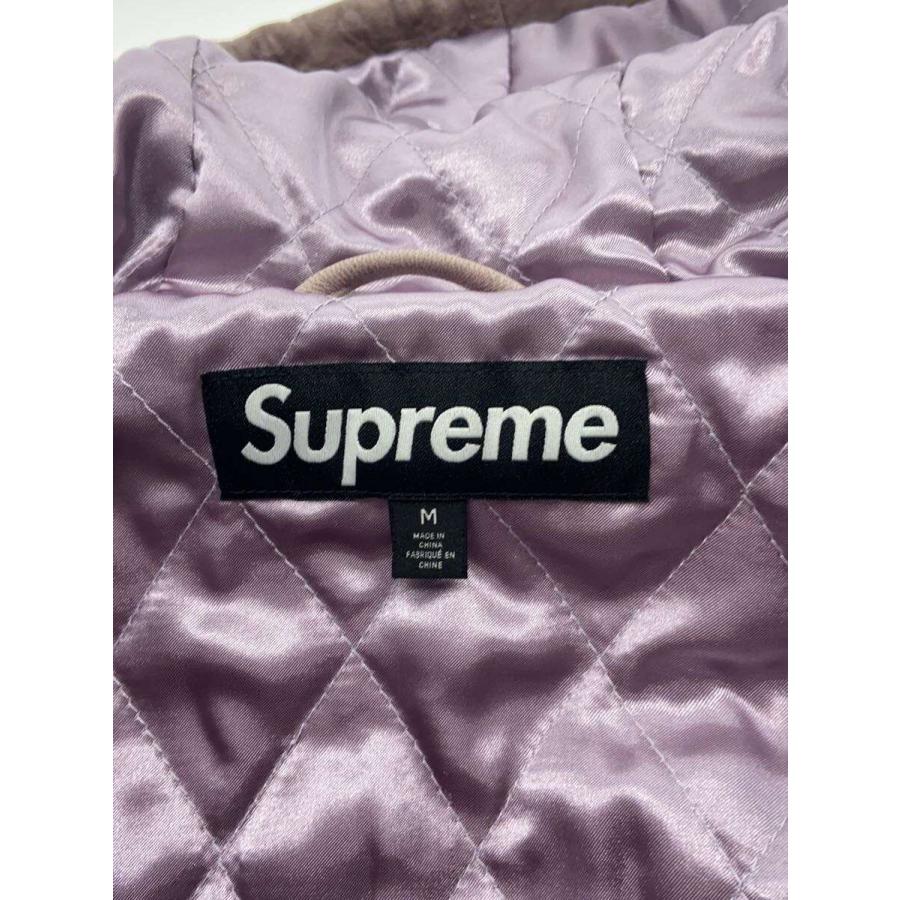 Supreme◇Studded Hooded Leather Jacket/M/羊革/PNK// : セカンド