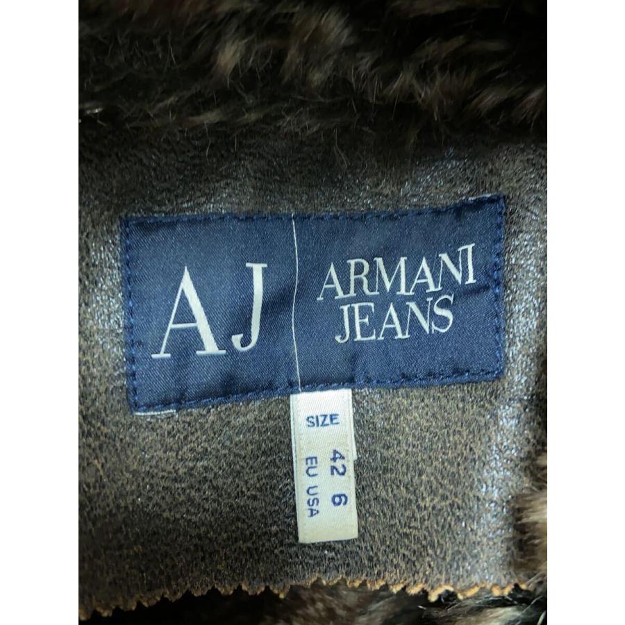 ARMANI JEANS◆フェイクムートンブルゾン/レザージャケット/42/ポリエステル/b01aj｜ssol-shopping｜03