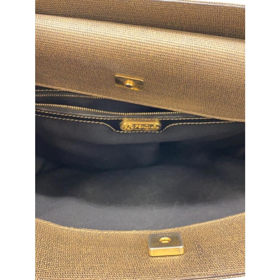 超希少美品! FENDI トートバッグ ★ROMA☆1925★ ズッカ柄 A4可 FENDI◇トートバッグ/ROMA 1925 ITALY/ロゴ/PVC/BRW : セカンド