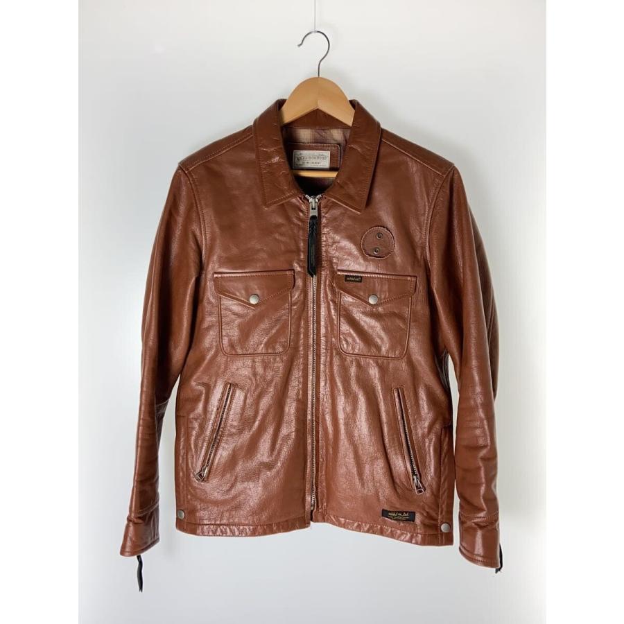 NEIGHBORHOOD◇レザージャケット・ブルゾン/M/レザー/131CCNH-JKM01