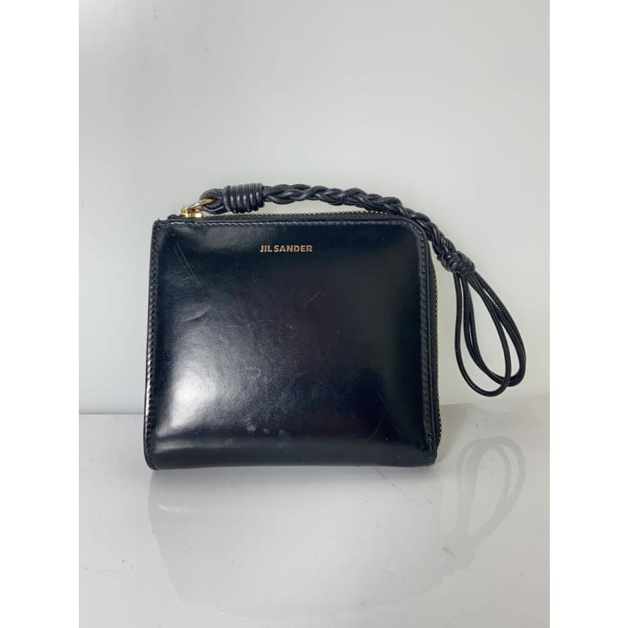 JIL SANDER◇コインケース/--/ブラック/メンズ/CREDIT CARD GIRO