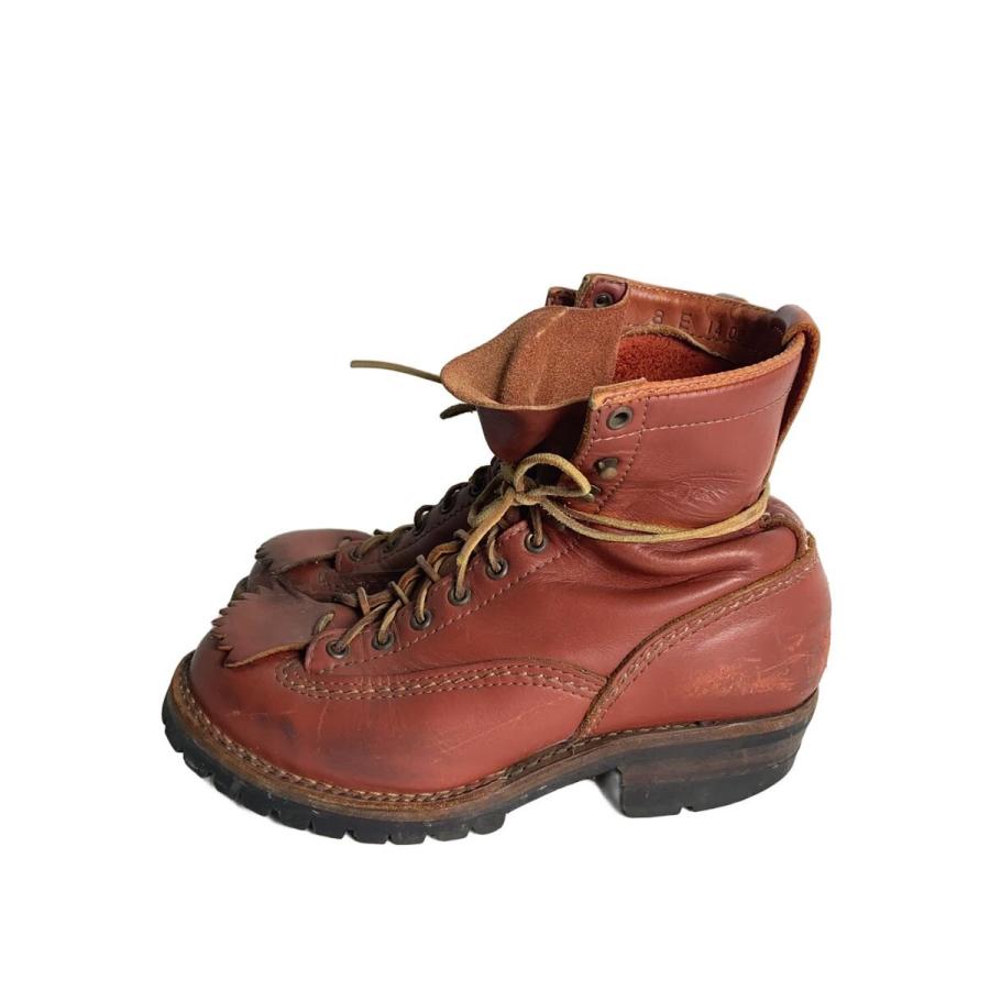 WESCO◇レースアップブーツ/US8/BRD/ジョブマスター/ワークブーツ