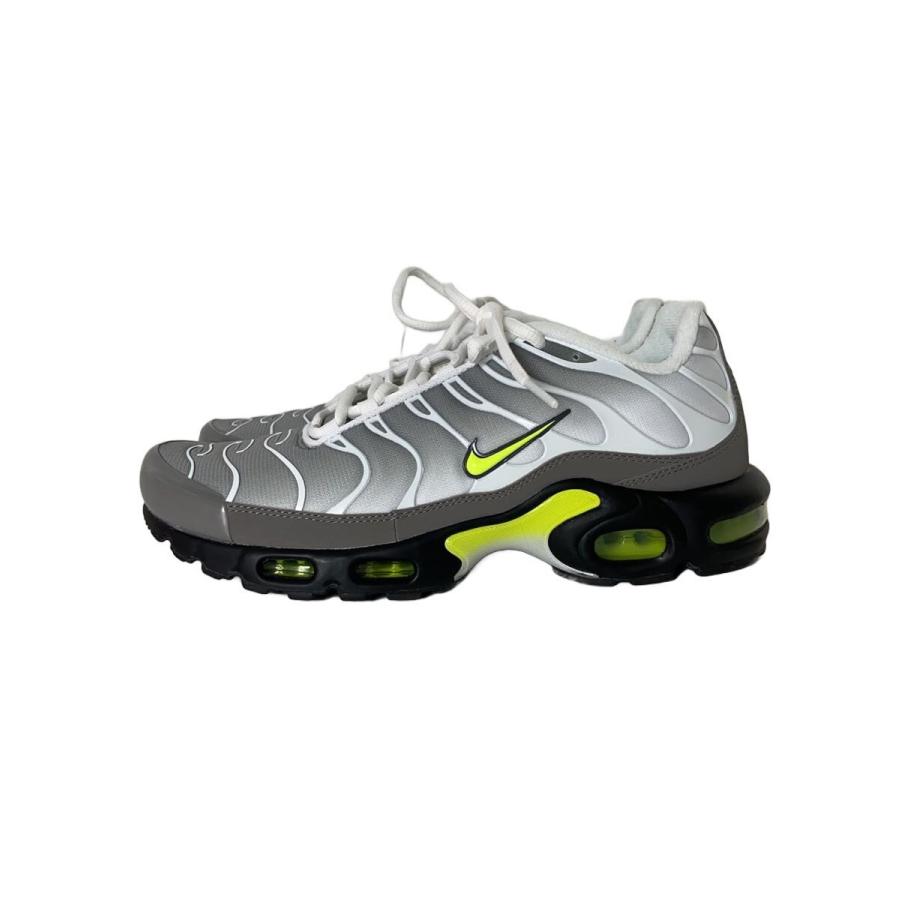 NIKE◇AIR MAX PLUS_エアマックス プラス/27.5cm/グレー/イエロー 