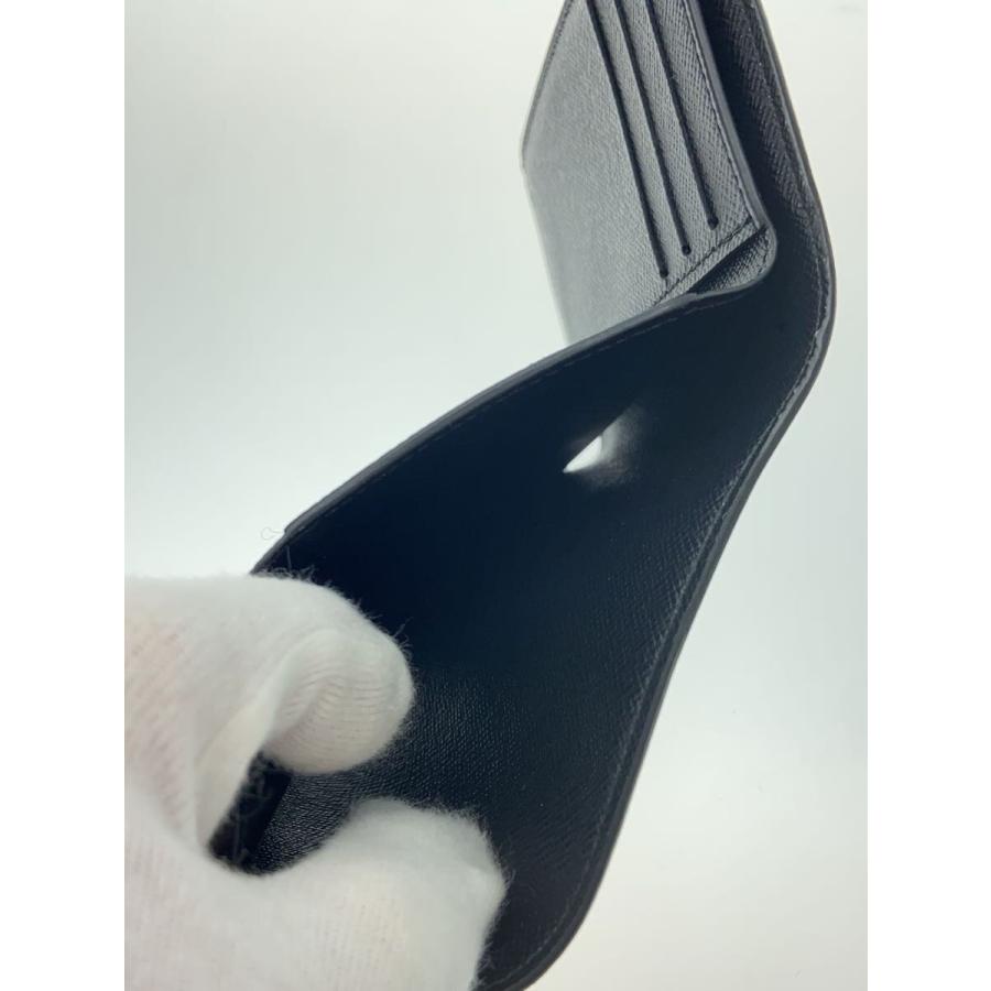 LOUIS VUITTON◇村上隆/2つ折り財布/レザー/BLK/総柄/レディース