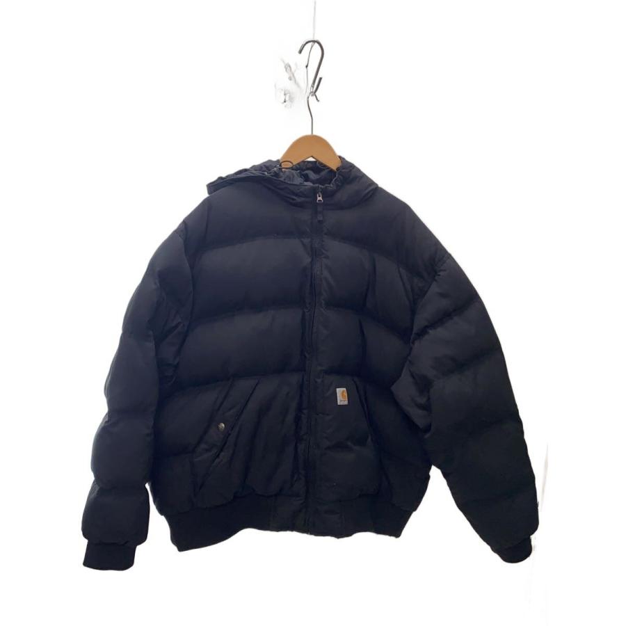 Carhartt◇ダウンジャケット/XXL/ナイロン/BLK/無地/100115 : セカンド