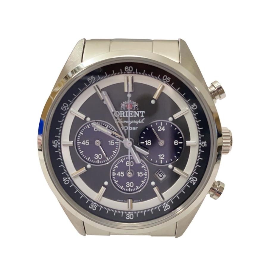 オリエント ORIENT TX00-C0-B　ソーラー　腕時計 時計 アナログ ORIENT◇ソーラー腕時計/アナログ/ステンレス/GRY/SLV/SS/TX00-C0-B