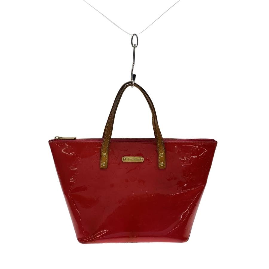 LOUIS VUITTON◇ベルヴューPM_モノグラム・ヴェルニ/エナメル/RED/総柄