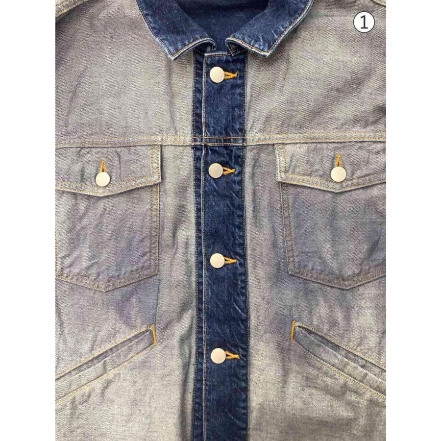 JieDa◇Gジャン/23SS/BACK SIDE CUT OFF DENIM JACKET/Jie-23S-JK04-B 