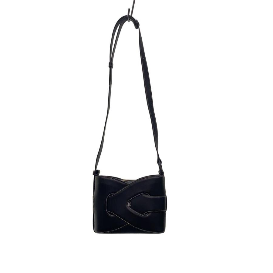 POLENE◇ショルダーバッグ/レザー/BLK// : セカンドストリートYahoo!店