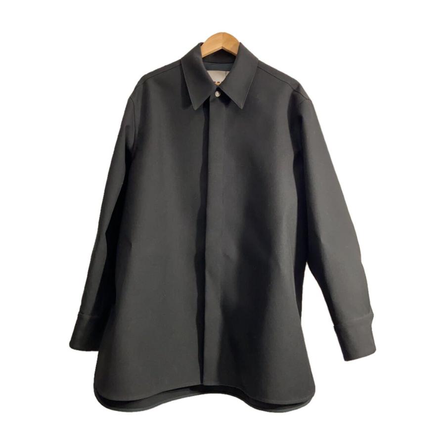JIL SANDER◇ブラックウールジャケット/50/ウール/BLK/J21BN0125/タグ
