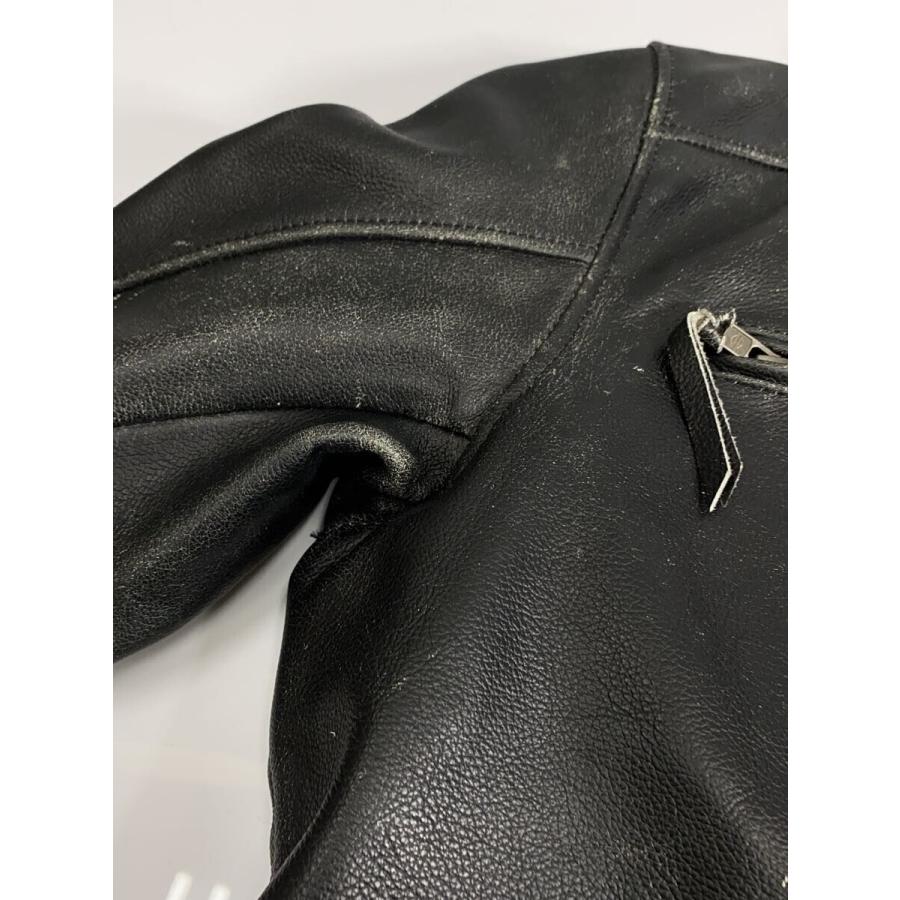 Harley-Davidson シングルライダースジャケット L ブラック 中古・古着通販】HARLEY-DAVIDSON (ハーレーダビッドソン