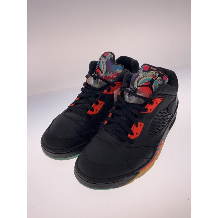 NIKE◇AIR JORDAN 5 RETRO LOW CNY/エアジョーダンレトロロー/ブラック 
