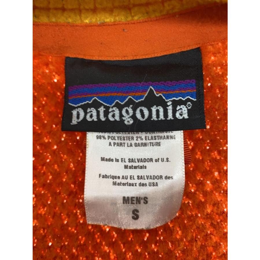 patagonia◇フリースベスト/S/ポリエステル/ORN/25152S7/R2 POLARTEC 