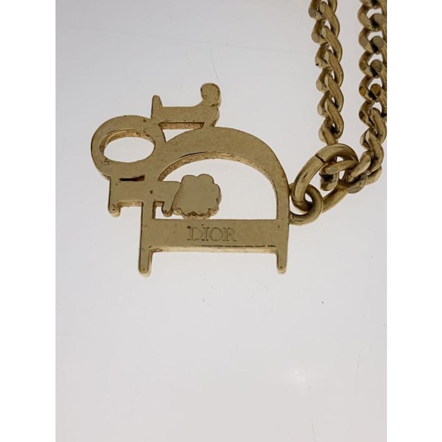 Christian Dior◇ネックレス/メッキ/GLD/トップ有/メンズ/ERL