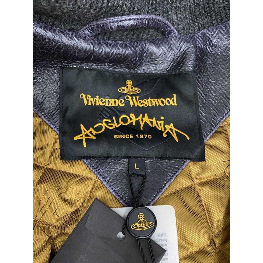 Vivienne Westwood◇レザージャケット・ブルゾン/L/フェイクレザー/PUP