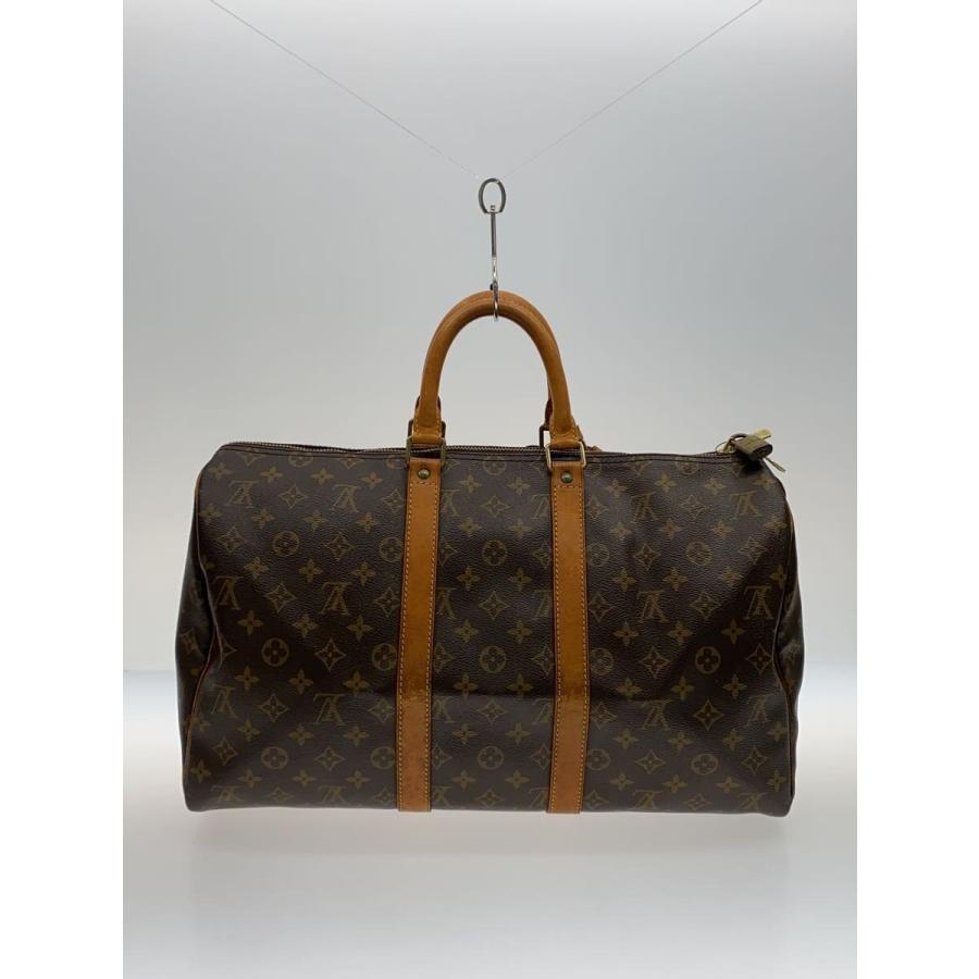 LOUIS VUITTON◇ボストンバッグ/レザー/BRW/総柄// : セカンド