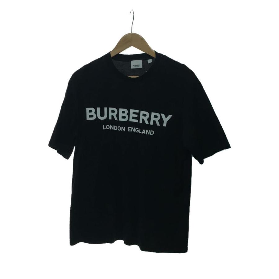 BURBERRY LONDON◇LETCHFORD TAV/Tシャツ/M/コットン/ブラック/8026016