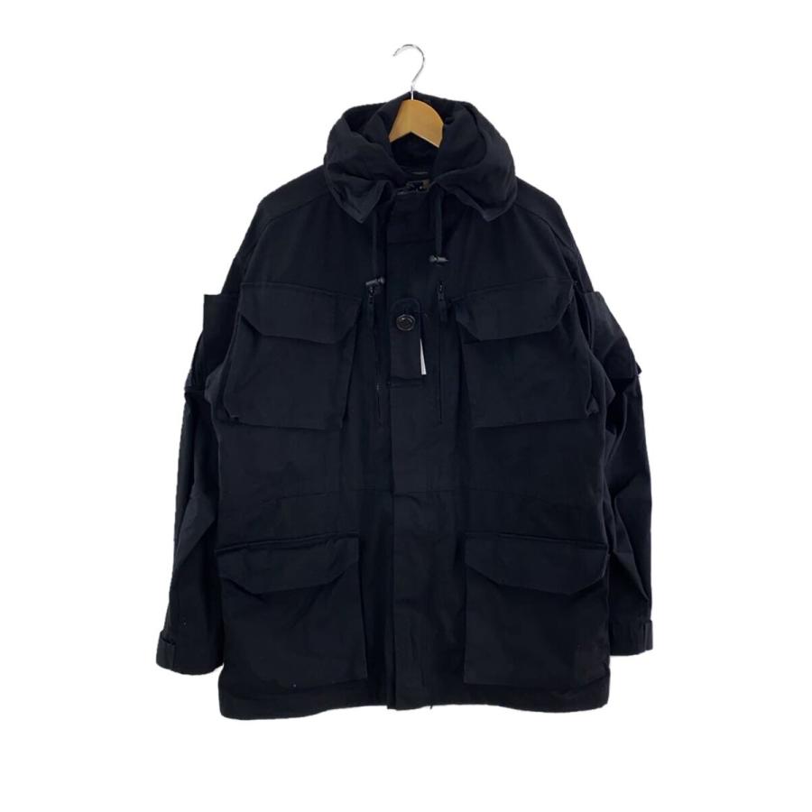 90s/UK General Service Windproof Smock Jacket/L/ポリエステル/BLK 
