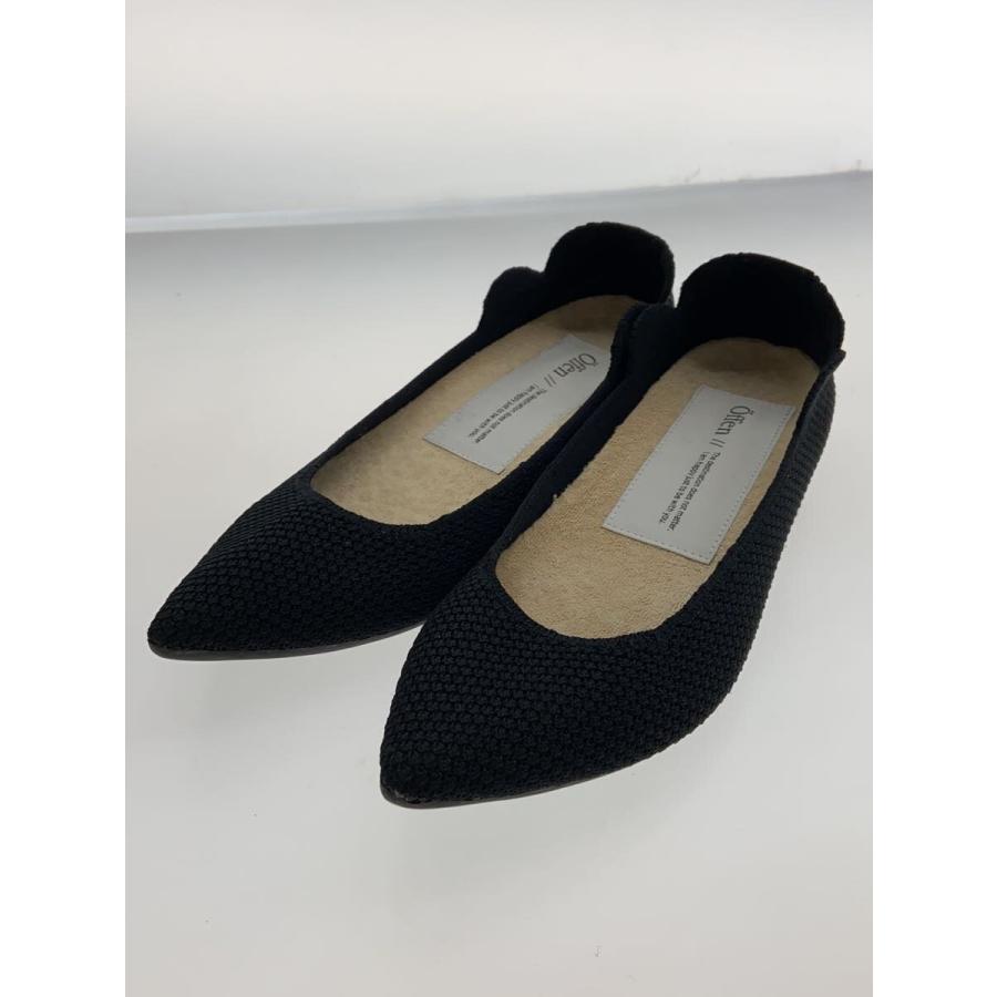 Offen ブラック フラットシューズ 38 Öffen（オッフェン） フラットシューズ ブラック 38サイズ Offen