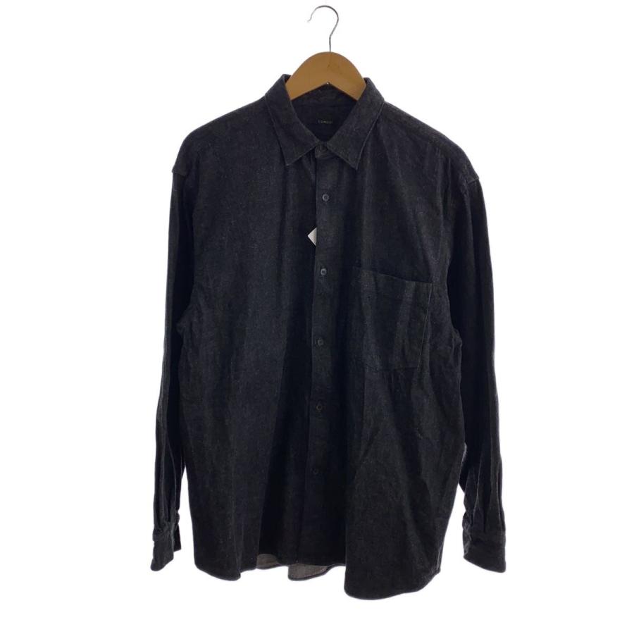 美品 COMOLI コモリ 長袖 オーバーサイズシャツ A03-02001 COMOLI（コモリ） 24AW コモリシャツ A03-02001 ネイビー 4